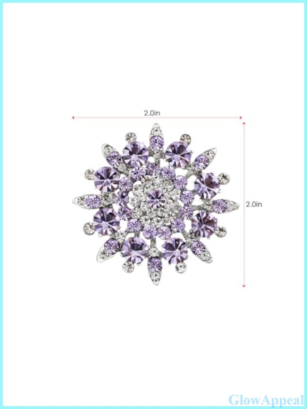 Adjustable Crystal Rhinestone Floral Statement Ring - Picture 3 of 5